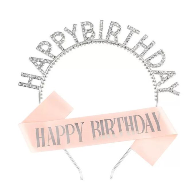love, charlotte - Happy Birthday 生日快樂慶生髮箍肩帶組