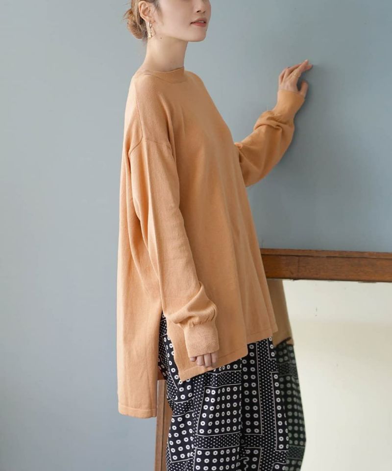 日本 zootie - 純棉薄針織百搭長袖上衣-黑