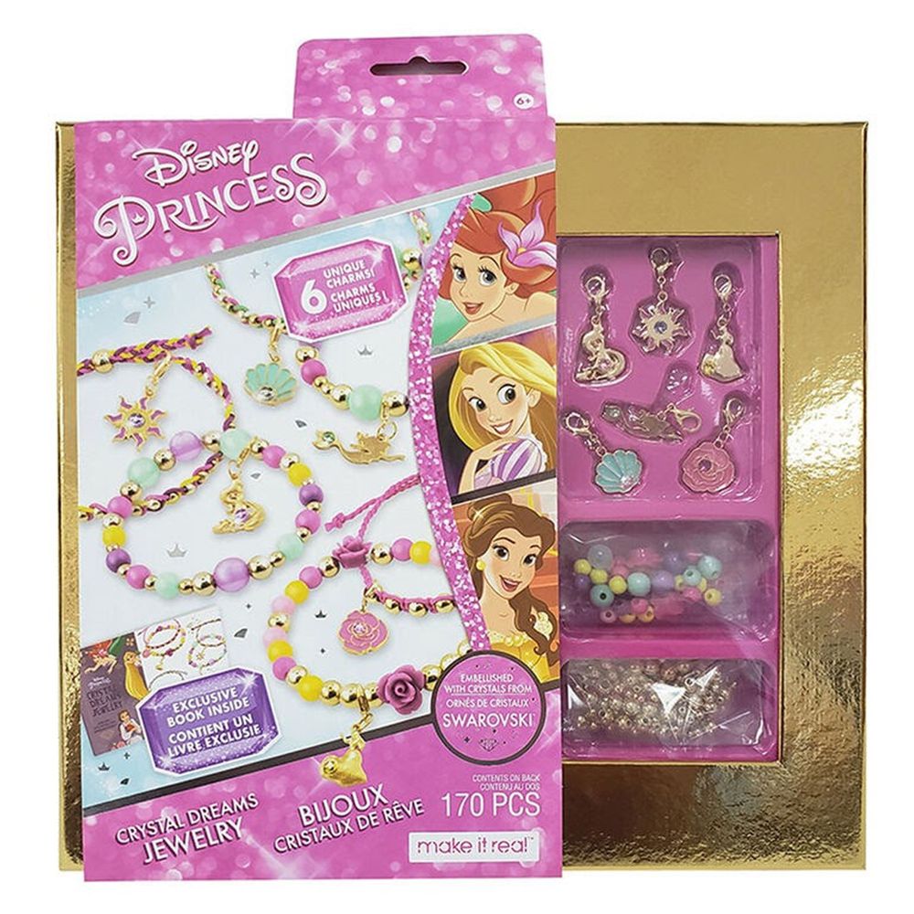 Disney 迪士尼 - 《Disney 迪士尼》迪士尼公主珠珠掛飾手環組