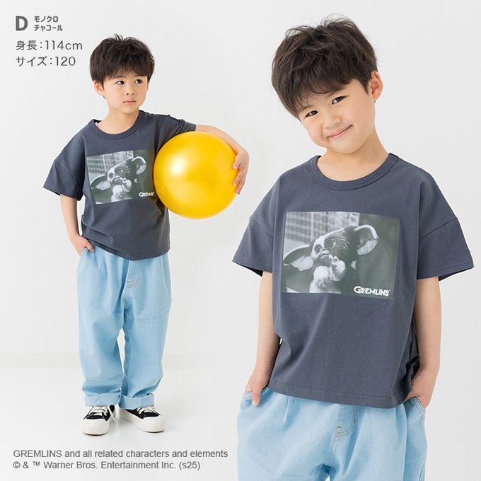 日本 Chil2 - 聯名款 100%純棉短袖上衣-電影角色小精靈-白