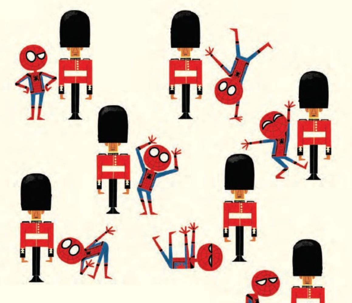 漫威英雄繪本★-蜘蛛人離家日：東擺西盪遊歐洲