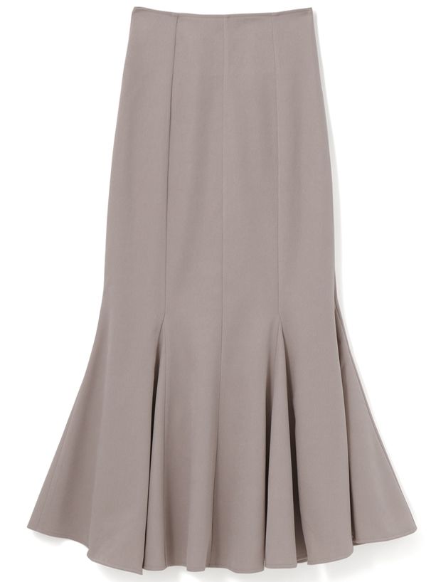 日本 GRL - 浪漫多層次魚尾長裙-橘