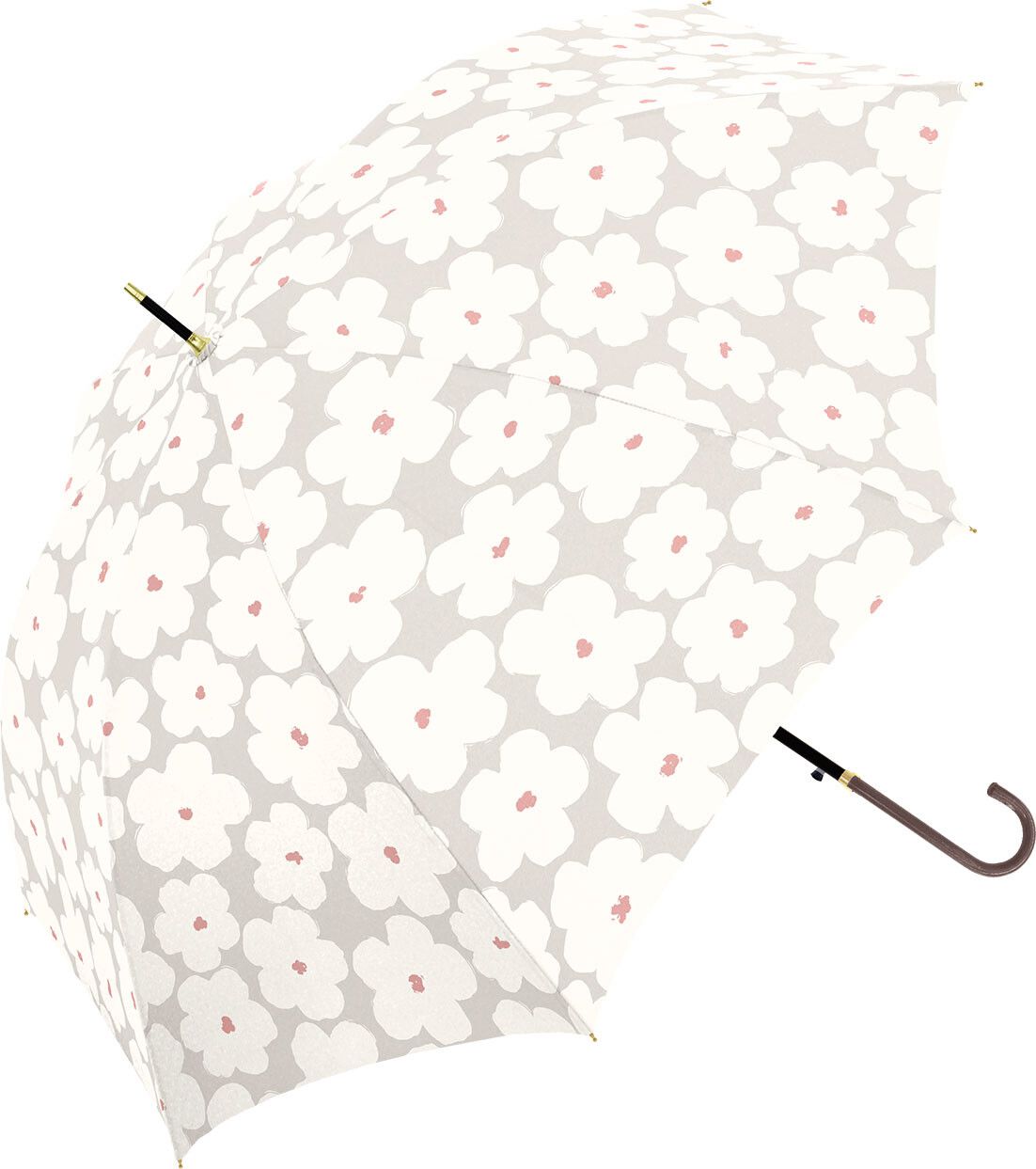 日本中谷 - 蒲公英小花直傘-紫 (親骨58cm)