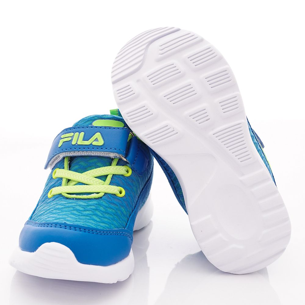 FILA - 運動鞋-輕量運動系列(中大童段)-藍綠