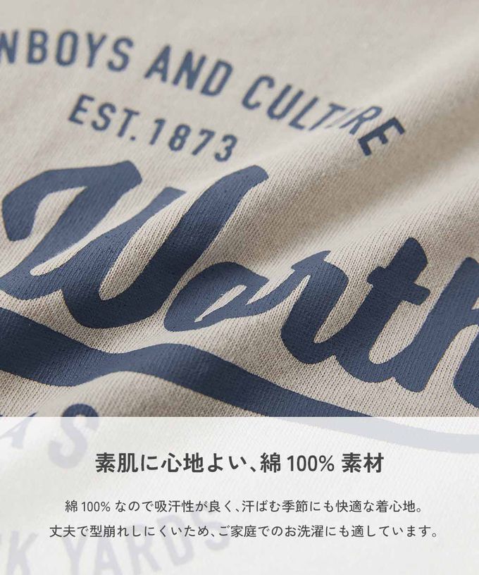 日本 devirock - 100%棉 定番印花無袖上衣-英文logo-寶藍