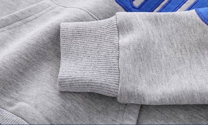 WELLKIDS - 棉質圓領長袖上衣-Okay!-灰色