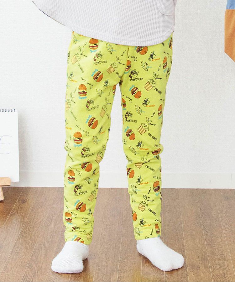 日本 BREEZE - 休閒百搭鬆緊長褲(9分丈)-小車車-淺灰