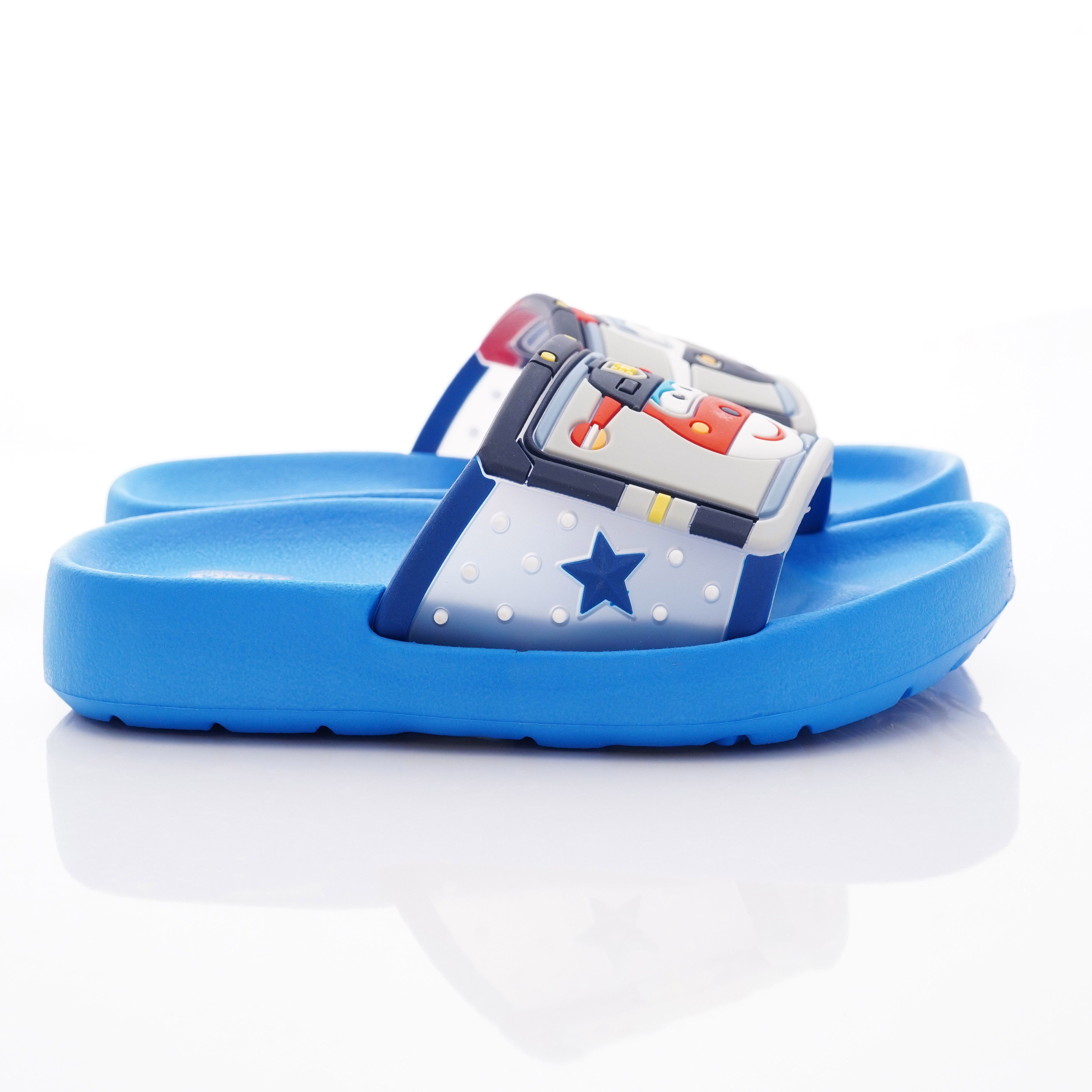 Super Wings - 超輕量休閒涼鞋/拖鞋(中小童段)-藍-S204707藍