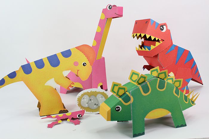 恐龍-每天一個勞作遊戲