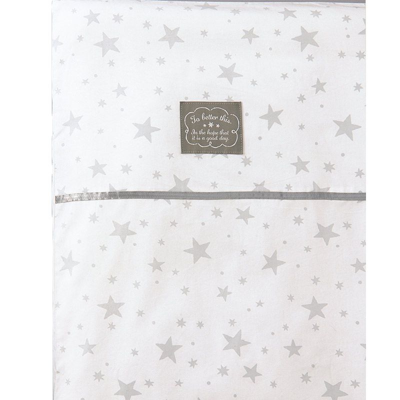 akachan honpo - 幼兒棉被組-米白色-棉被95×120cm+被套102×128cm+床墊70×120cm+床包70×120cm+枕頭20×28cm+枕頭套22×30cm+防水墊70×120cm+保潔墊70×120cm