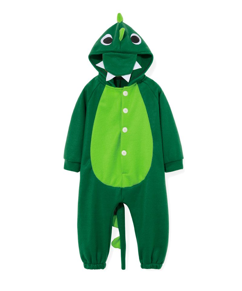 韓國 OZKIZ - 綠色恐龍造型連身衣