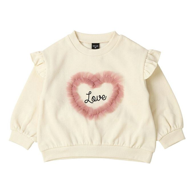 日本 ZOOLAND - 可愛女孩裏起毛長袖上衣-蝴蝶結-黑