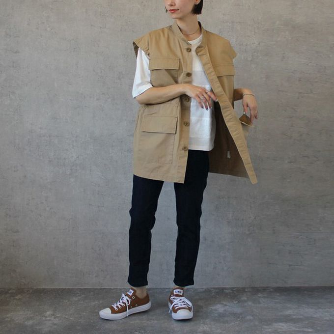 日本女裝代購 - Coolish 接觸涼感舒適快乾合身九分褲-海軍藍