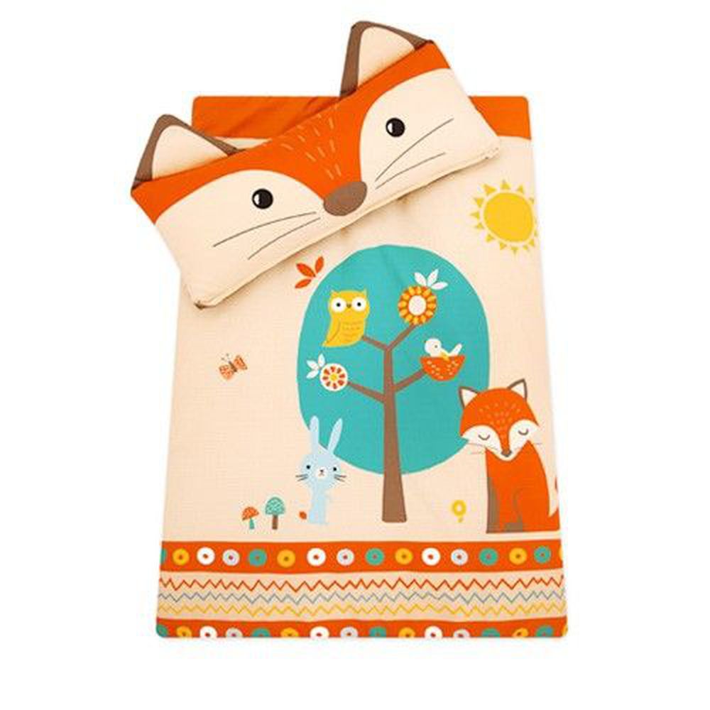 韓國 Bonitabebe - 可愛動物造型睡袋-橘色小狐狸