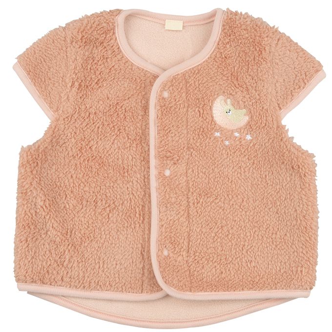 akachan honpo - 嬰兒晚安背心-粉紅色