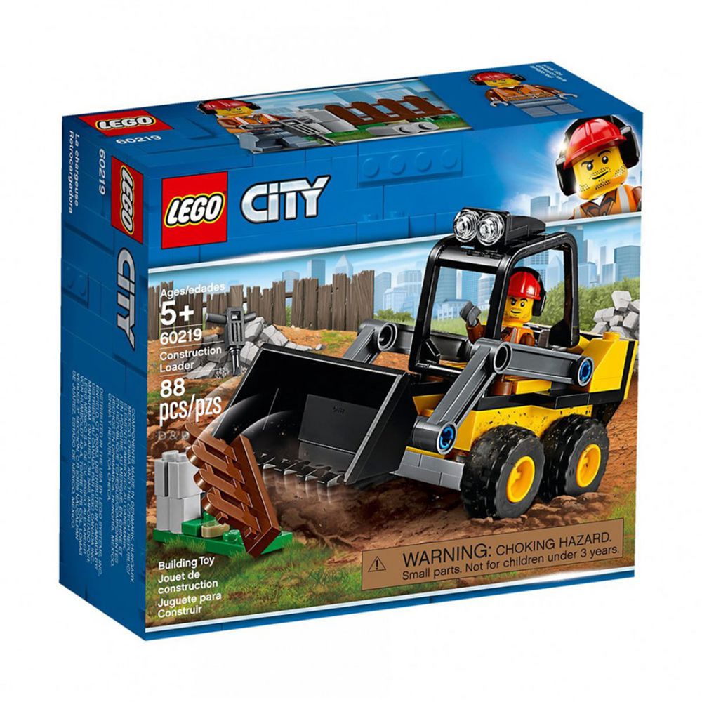 樂高 LEGO - 樂高 CITY 城市系列 - 建設裝載機 60219-88pcs