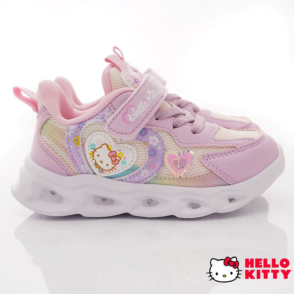 HELLO KITTY - 可愛凱蒂貓甜心電燈運動鞋(中小童段)-紫