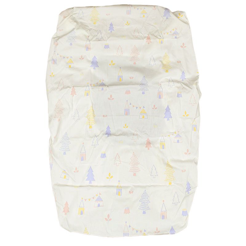 akachan honpo - 迷你床包-森林馬戲團-藍色 (60×90cm)