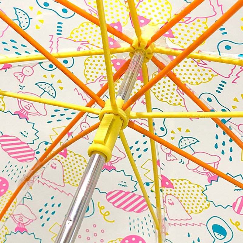 日本Caetla - Evereon 可替換式環保兒童傘-日本設計師萌萌款-黃色 (45cm)