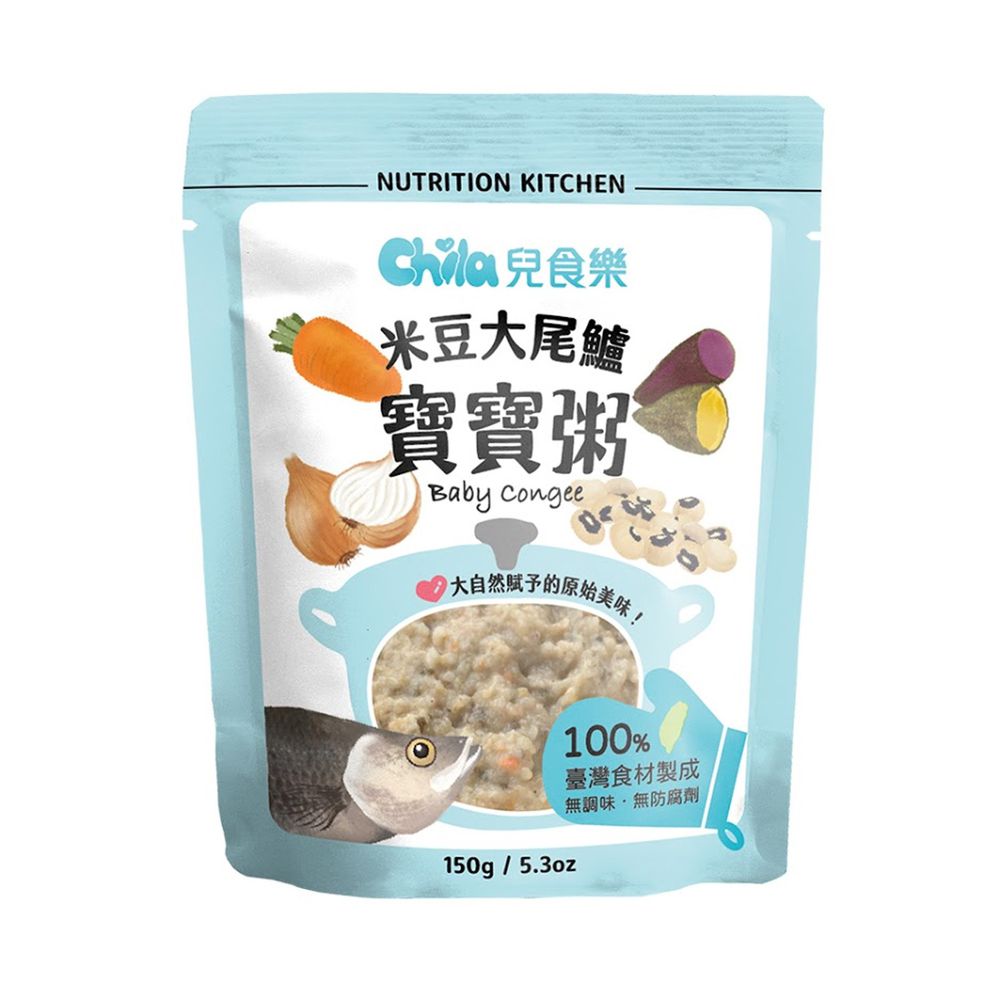Chila兒食樂 - 寶寶粥-米豆大尾鱸(6個月以上)-150g/包