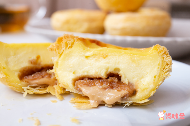 討論度超高！【山田村一】福源花生醬x冰心蛋塔，香濃內餡超療癒