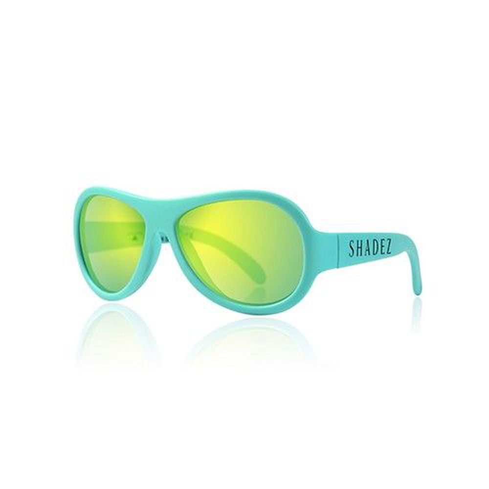 瑞士 SHADEZ - 可彎折嬰幼兒時尚太陽眼鏡-湖光藍綠