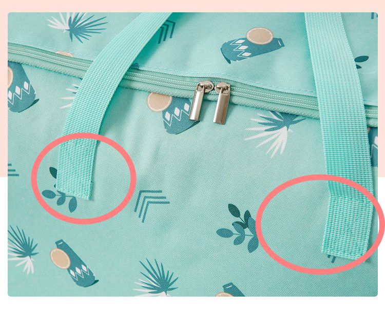 防潮防水棉被/衣物收納袋-樹林-藍色