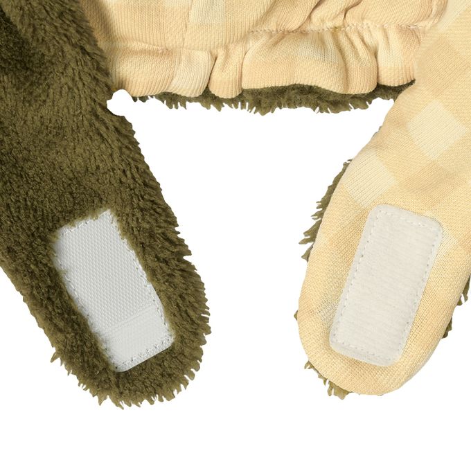 akachan honpo - 刷毛帽-動物-軍綠色