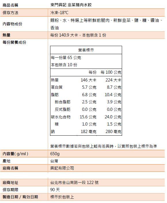 【東門興記】手工豬肉水餃 ★ 鮮嫩多汁、皮Q內餡飽滿