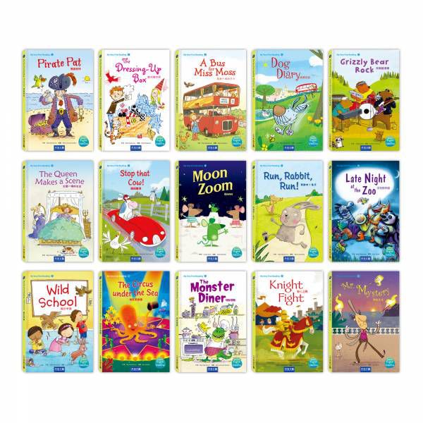 禾流文創 - 【點讀系列全餐】2022新春版 ★ 我的第一本超大圖解英漢字典 +【My Very First Reading with Usborne 英文學習繪本套書(15本)】