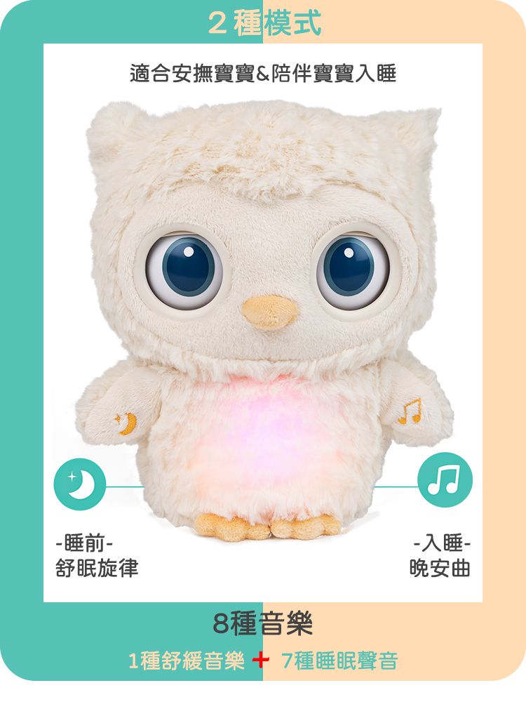 美國GUND - 愛睏貓頭鷹互動玩偶