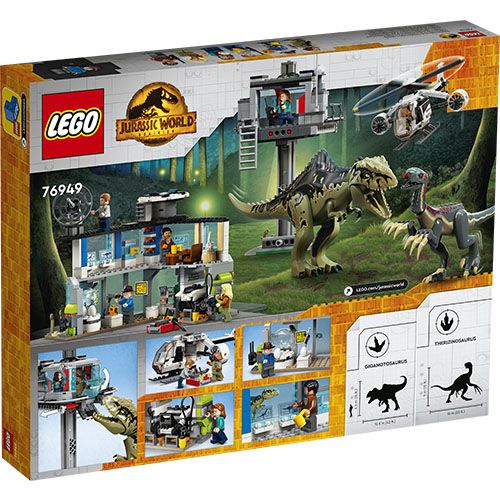 樂高 LEGO - 樂高積木 LEGO《 LT76949 》Jurassic World 侏儸紀世界系列 - Giganotosaurus & Therizinosaurus Attack-810pcs
