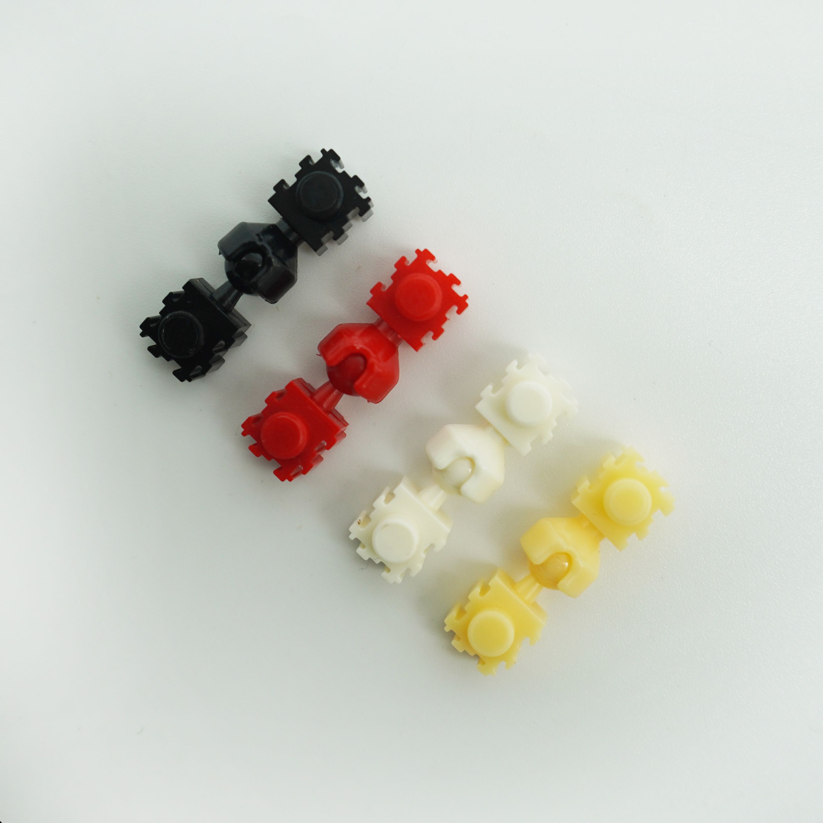 韓國 Color Story - 免燙拼豆配件-關節豆20入組(紅色/8mm適用)