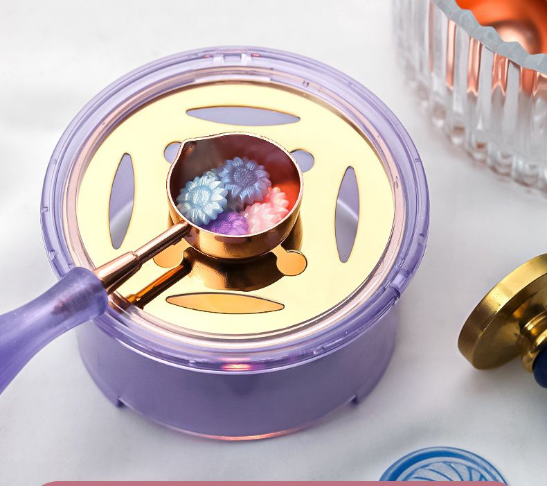 夢幻泡泡水晶火漆勺-粉色