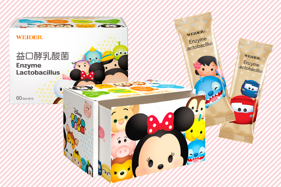 熱銷萬盒！全效防護再升級！【WEIDER威德】迪士尼授權專利乳酸菌、魚油
