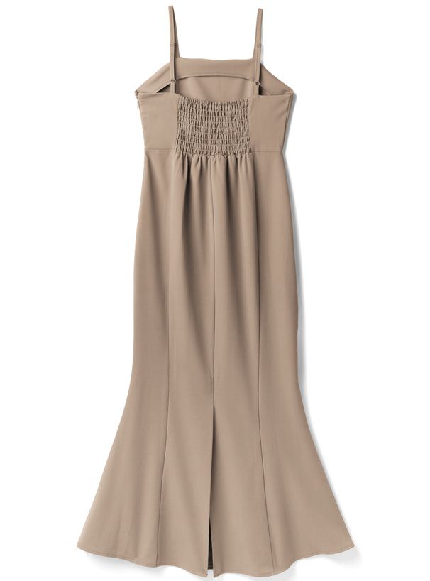 日本 GRL - [熱銷NO.1] 時尚魚尾吊帶裙-象牙杏