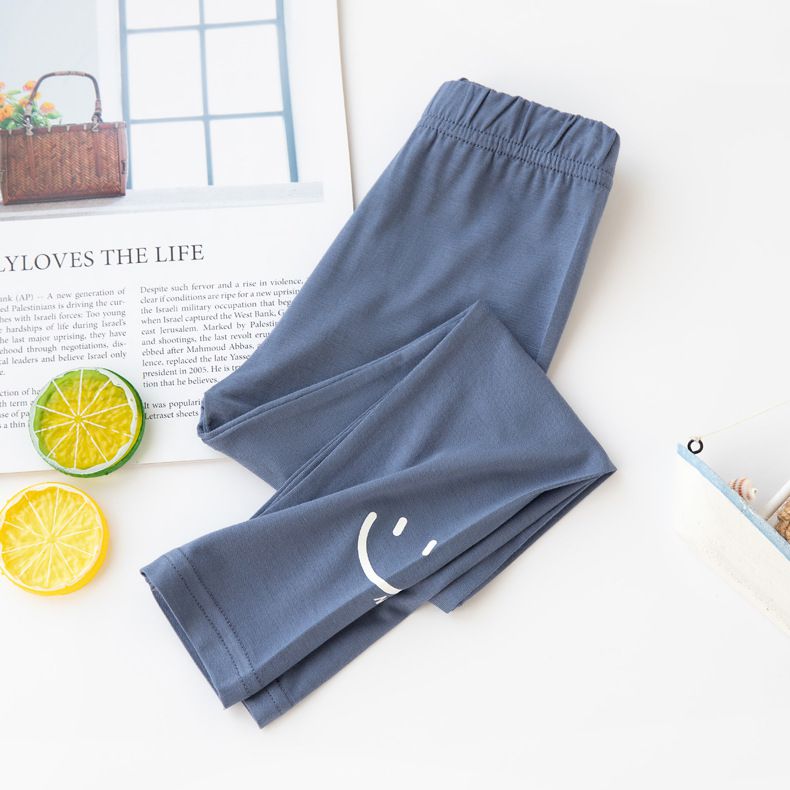 FANMOU - 莫代爾透氣九分內搭褲-微笑-粉色