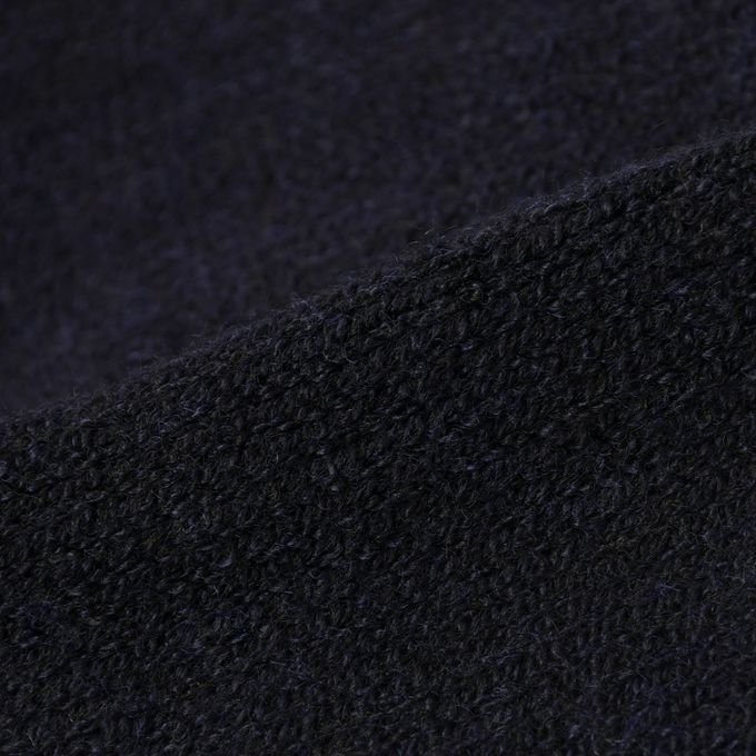 akachan honpo - 針織帽 小熊-防靜電紗線-深藍色