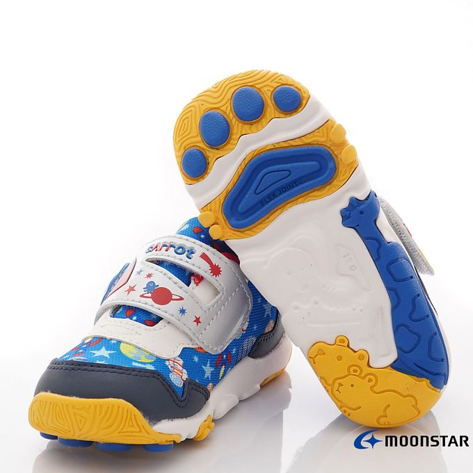 Moonstar日本月星 - 月星玩耍速乾機能款(中小童段)-運動鞋-藍