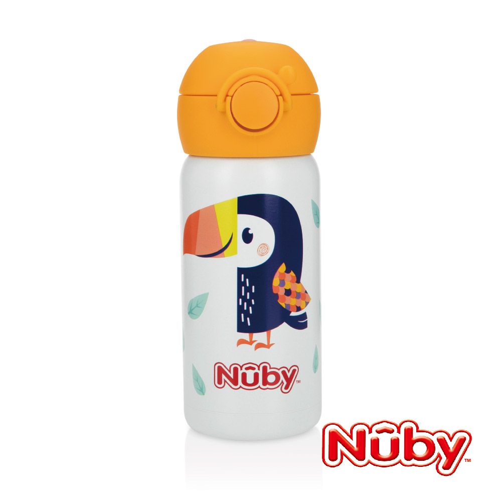 Nuby - 不銹鋼真空直飲杯-316不鏽鋼-鯨魚 (300ml)