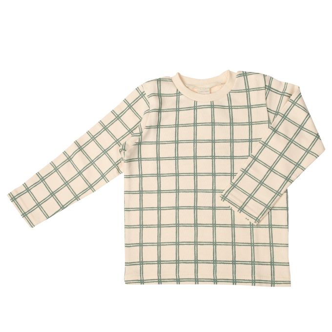 akachan honpo - 長袖休閒上衣-圖案-象牙白色