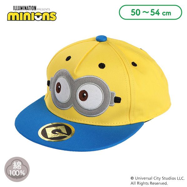 日本西松屋 - 聯名款 印花兒童帽/棒球帽-小小兵-黃x藍