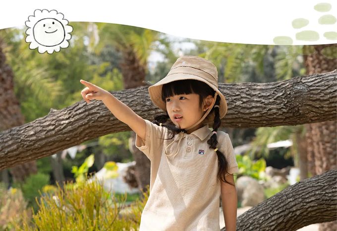 Brille Brille - 香草奶茶透氣單面漁夫帽UPF50+ (M)