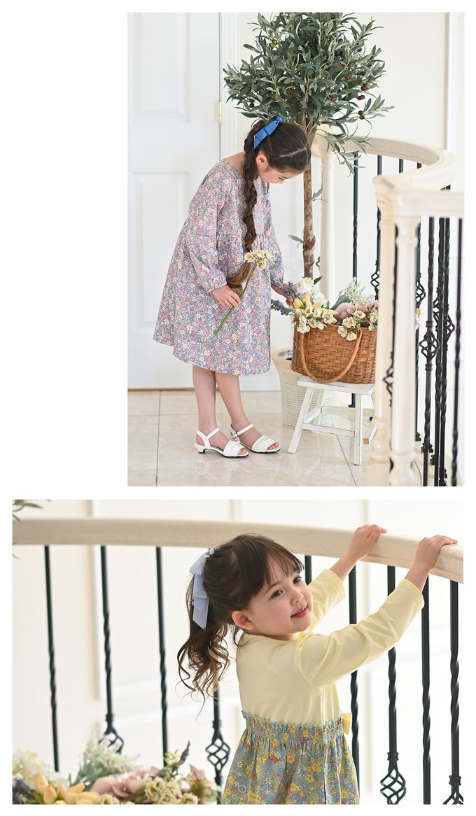 日本 Catherine Cottage - 長蝴蝶結鑰匙墜飾髮圈-粉紅