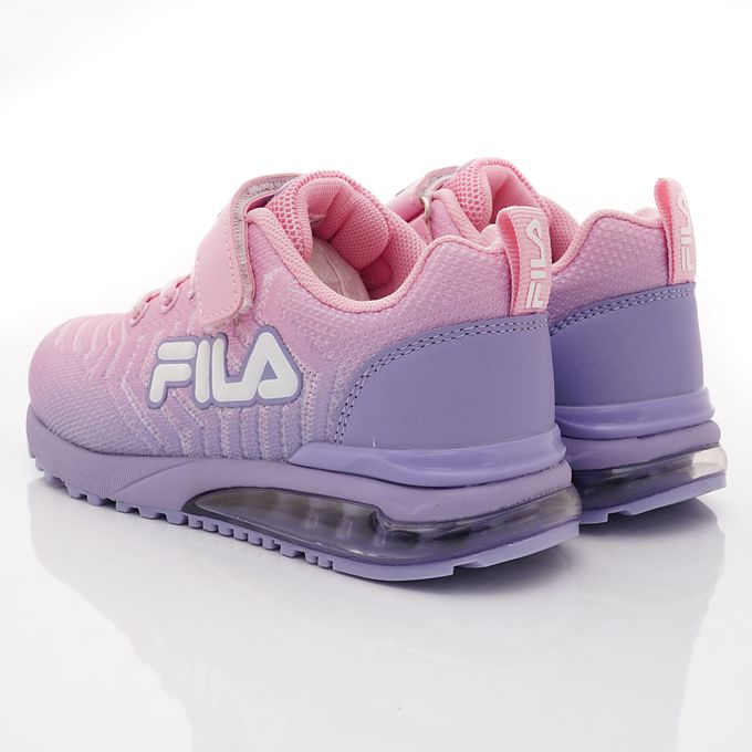 FILA - 氣墊慢跑運動鞋-3-J402X-951粉紫(中大童段)-運動鞋-粉紫