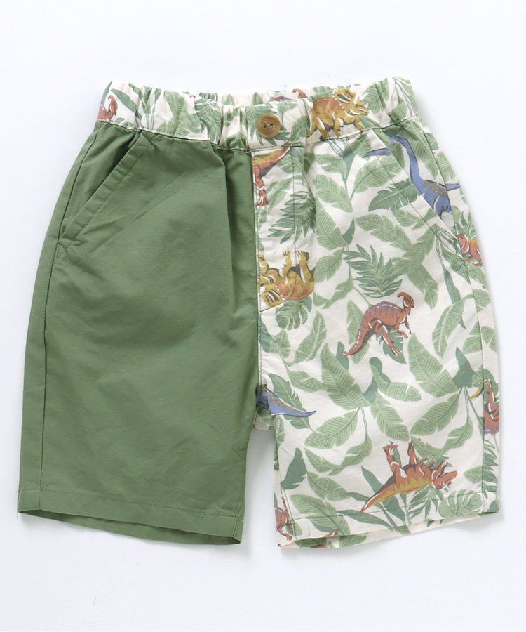 日本 apres les cours - 時髦風格工裝短褲-格子-灰