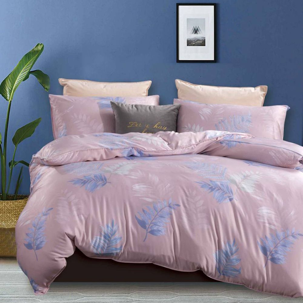 3M法式天絲 床包兩用被組-琦兒 (單人床包兩用被三件組)