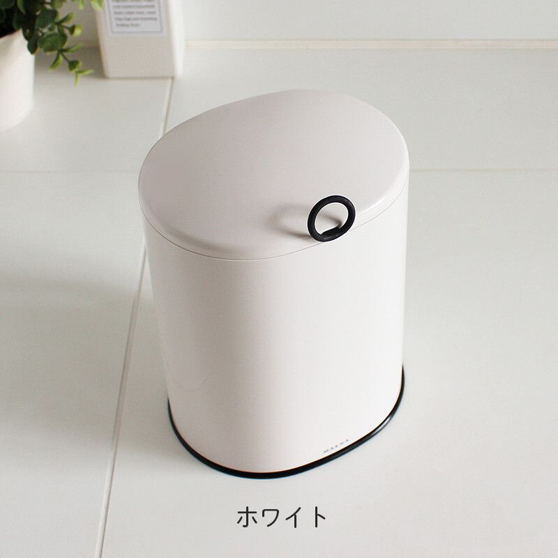 日本 MARNA - 日本製 設計獎隱藏式小型垃圾桶 (20.5x15.8x16.4cm)