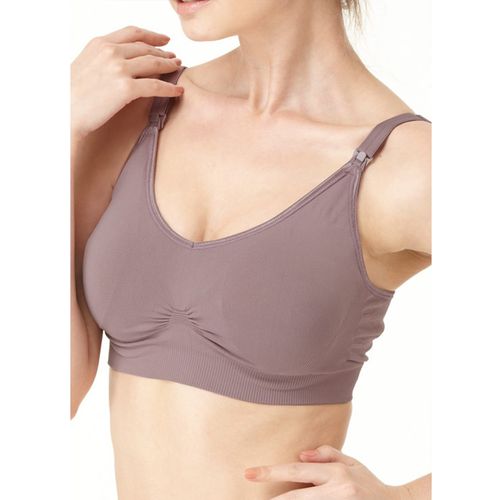 全機能無縫哺乳內衣-哺乳內衣-深藕色