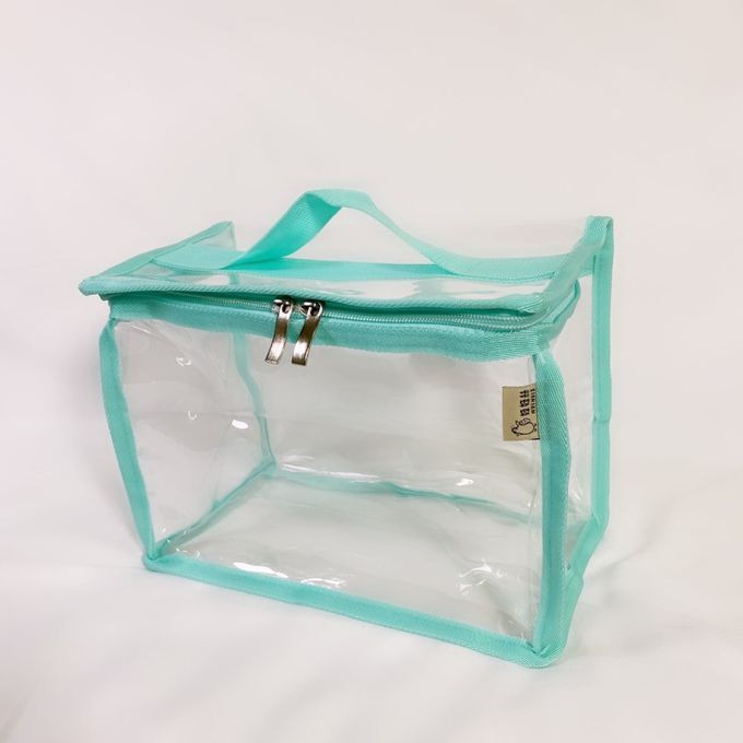 妞妞絲 - 透明收納袋-薄荷綠 (S)